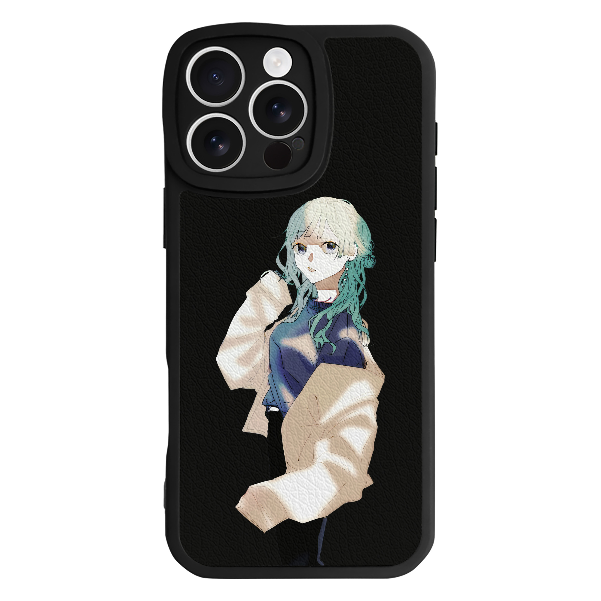 （画像用） 呪術廻戦 Jujutsu Kaisen 【iPhone 16シリーズ対応】シリコンスマホケース（レザー調） 材質：シリコン